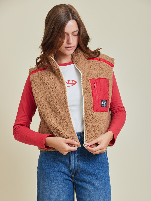 CHALECO UNAI RUSTY Caramelo