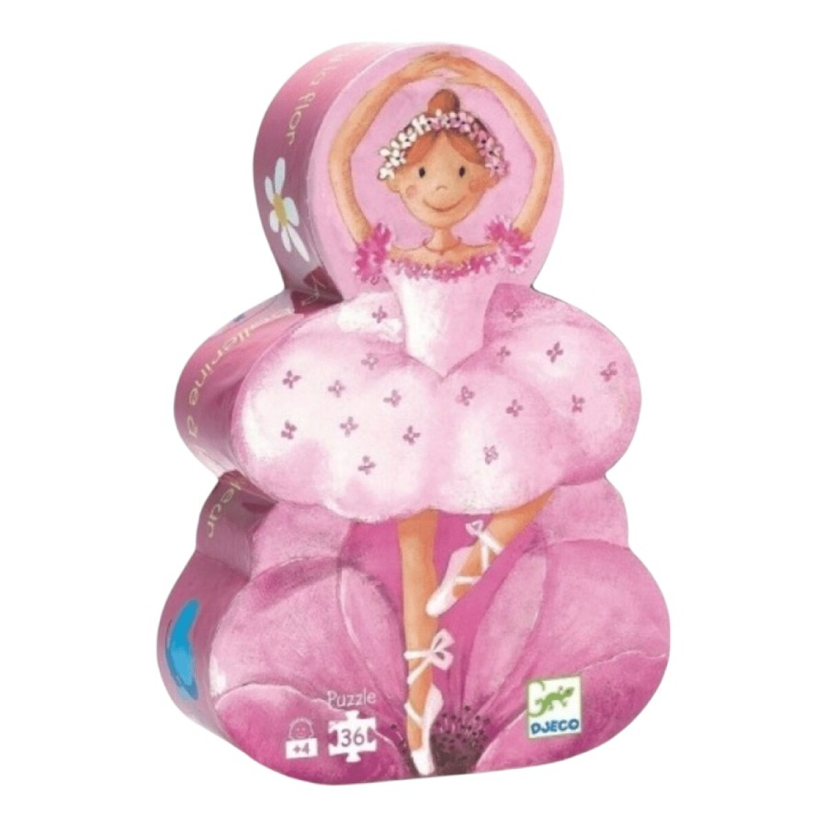 Puzzle Silueta La Bailarina y la Flor Djeco 