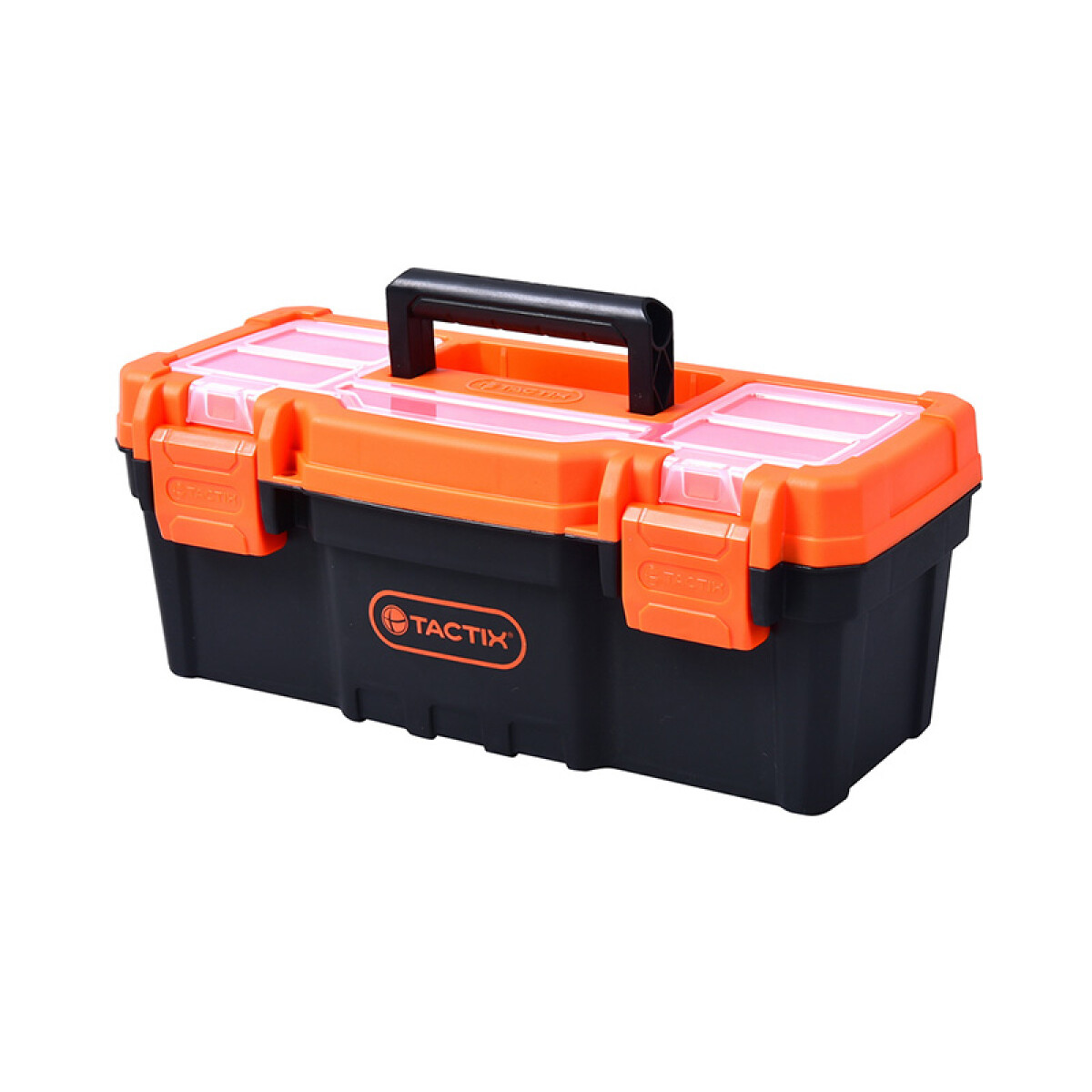 Caja herramientas 13" tapa transpar. broche plast. - TT0212 