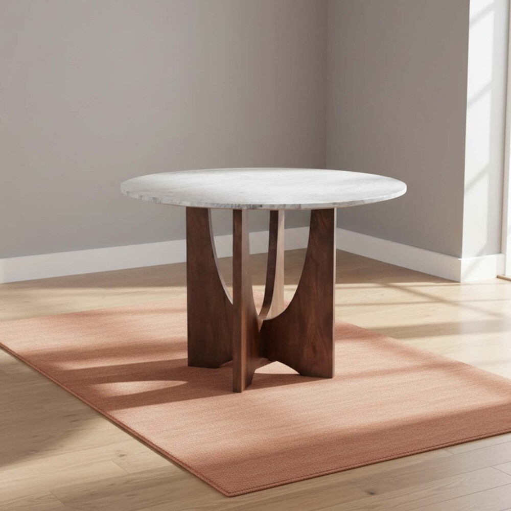 MESA DE COMEDOR MADERA MARRON LEONA