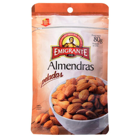 ALMENDRAS PELADAS D/P 80G EL EMIGRANTE ALMENDRAS PELADAS D/P 80G EL EMIGRANTE