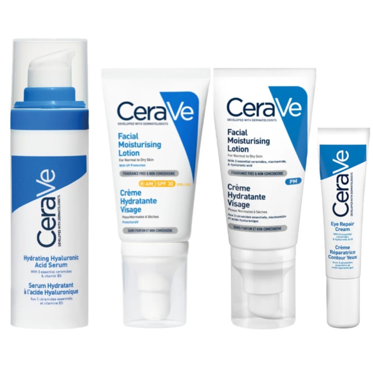 Pack CeraVe Rutina Facial Completa Día y Noche 