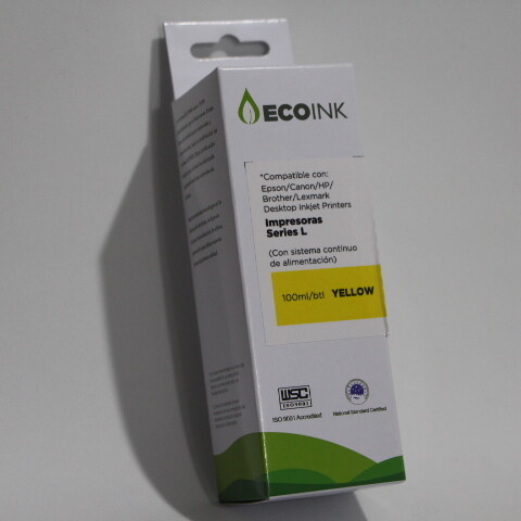 TINTA PARA IMPRESORA COLOR 100ML. COLOR AMARILLO