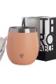 MATE TERRANO ACERO C/ TAPA 130ML SALMON