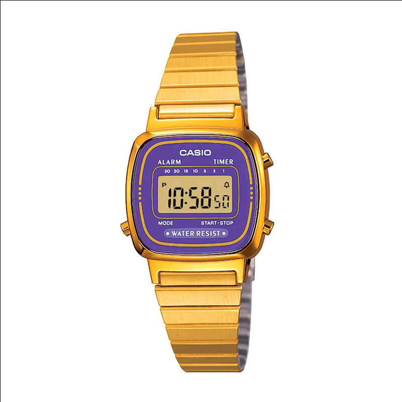 Reloj Casio para Dama Digital Dorado Reloj Casio para Dama Digital Dorado