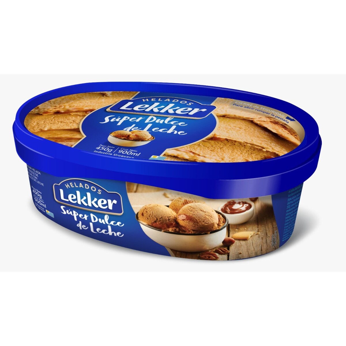 Helado Super Dulce de Leche Lekker 900ml 