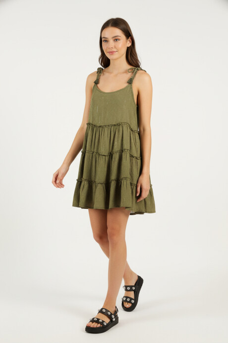Vestido Ferzia Verde Oliva