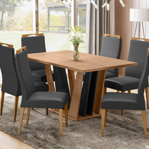 JGO DE COMEDOR SSL GRECIA CH136 -6 Sillas Sin color