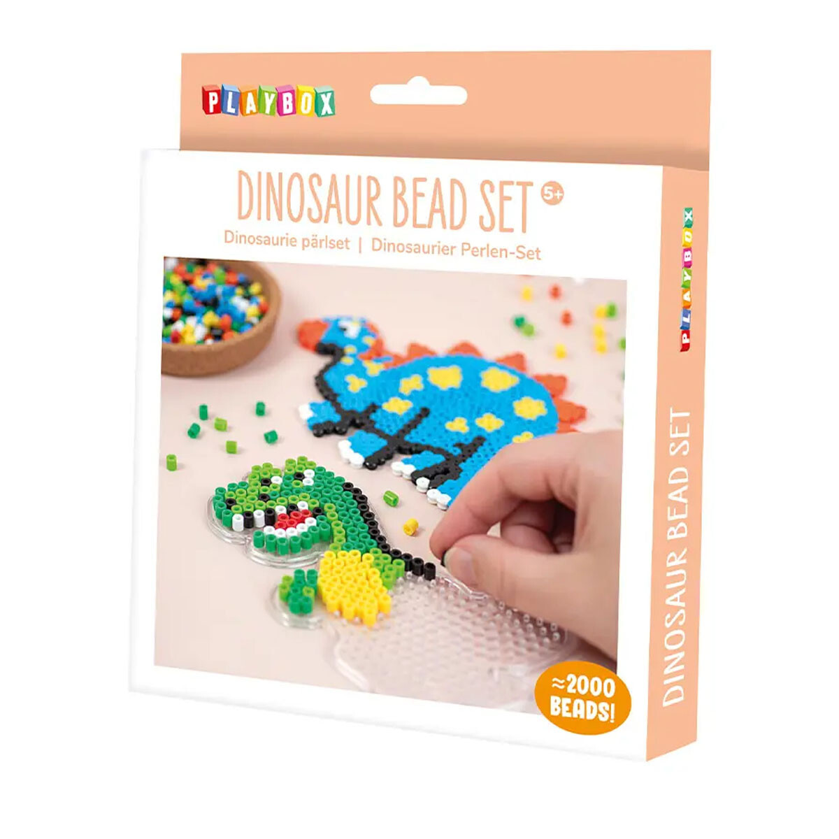Cuentas para planchar Dinosaur 2.000 piezas Hama Beads Playbox 