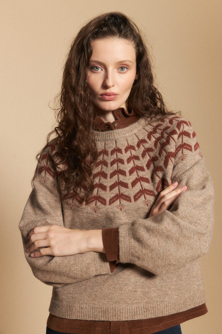 SWEATER LEOPOLD Tostado