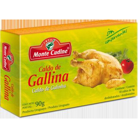 Caldo Monte Cudine x4 unidades Gallina Caldo Monte Cudine x4 unidades Gallina