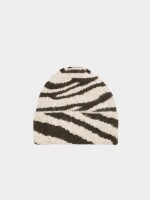 Gorro Estampado Animal Con Dobladillo multicolor