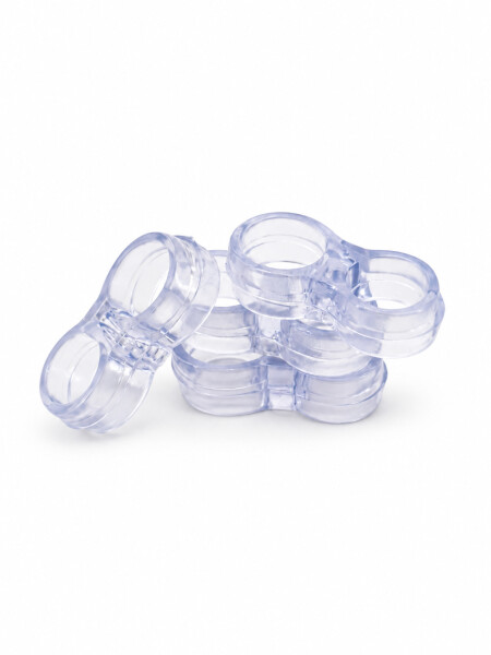 TOPE DE PUERTA Y VENTANA SET X 4 TRANSPARENTE