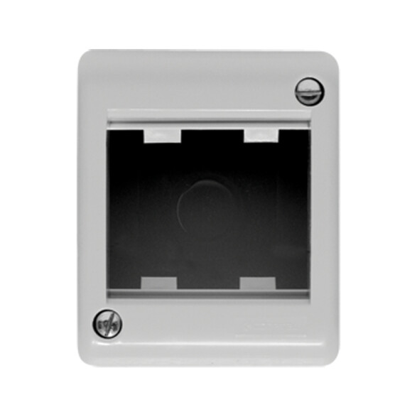 Caja exterior para 2 módulos gris - Ave C55602