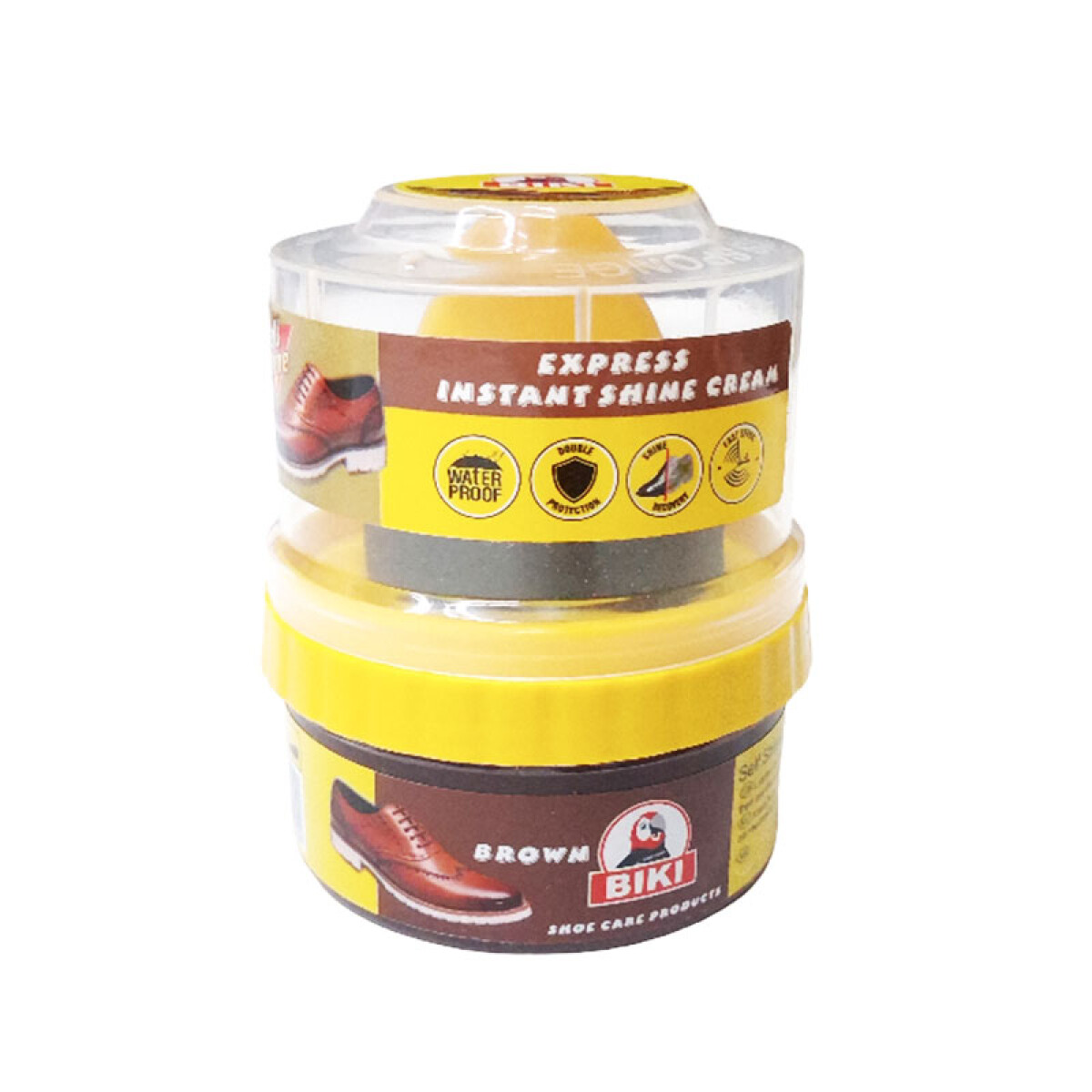 OUTLET Pomada lustra zapatos 60ml con cepillo - Outlet Pomada Lustra Zapatos 60ml Con Cepillo 