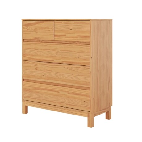 Comoda Square 3+2 Cajones Madera Natural Comoda Square 3+2 Cajones Madera Natural