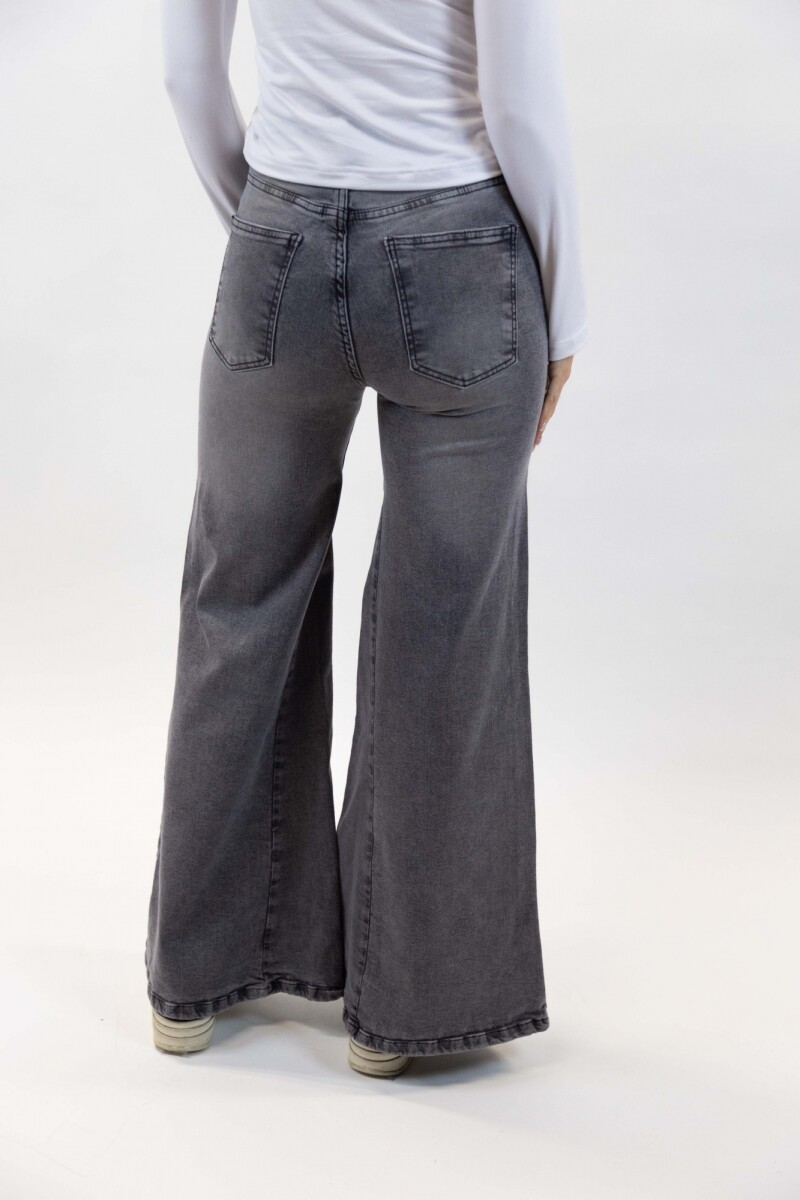 Jean mega ancho Gris