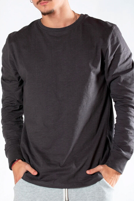 T-SHIRT ML ROLAN DIXIE Gris