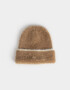 Gorro Gorro Peluche Bordado - Marron Camel