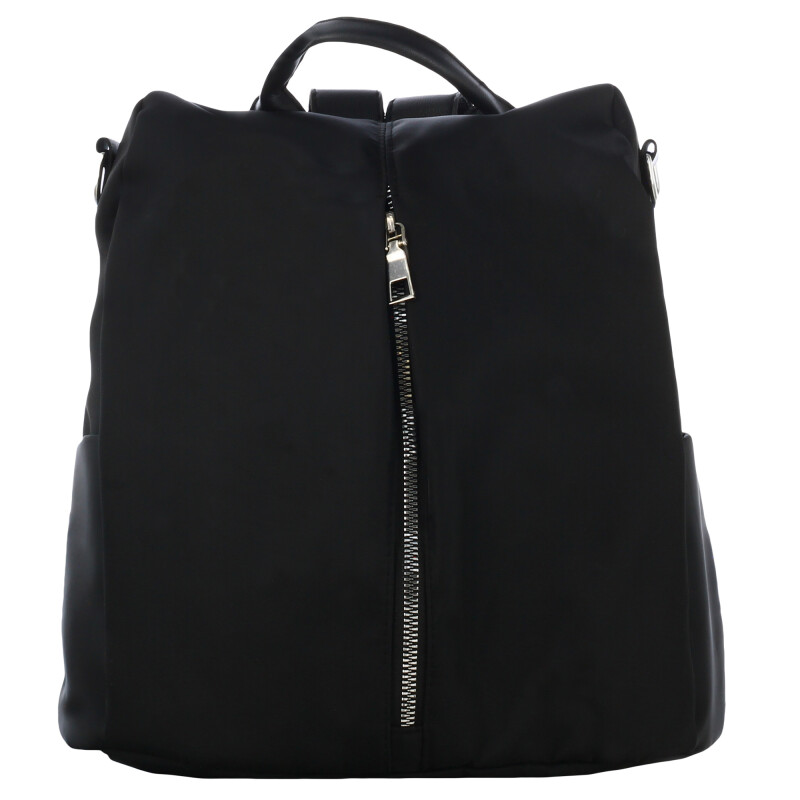 Mochila Miss Carol con cierres metalicos BERILO Negro