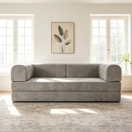 SOFÁ CAMA ESPUMA NATURAL-BEIGE NUBE BEIGE