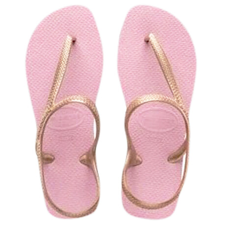 Sandalia de Mujer Havaianas Flash Urban Rosa Ballet - Dorado