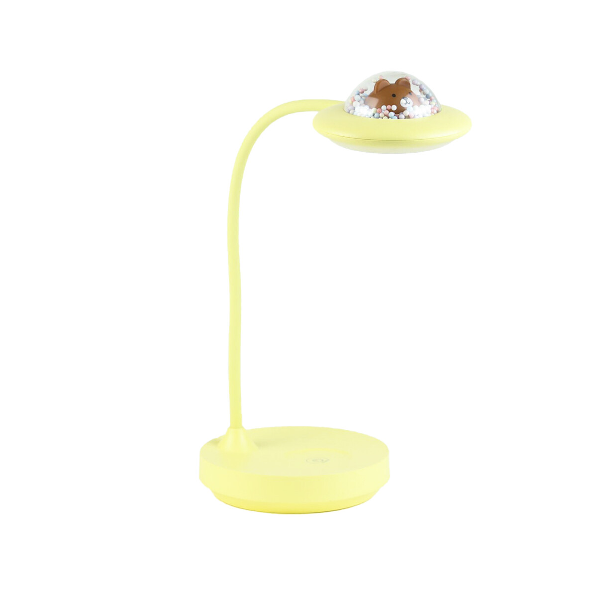 Lámpara Veladora Infantil Animales Flexible - Amarillo 