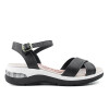 Sandalia Modare Dos Tiras Cruzadas de Mujer - 7183.103-21736 Negro