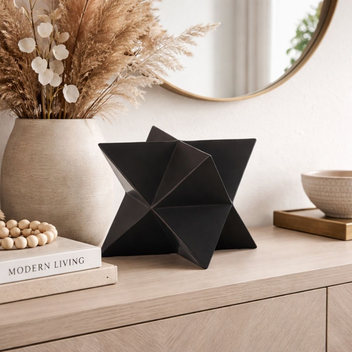 DECORACION GEOMETRIC VIASONO Negro Medium 