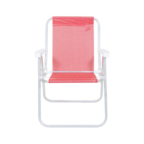 Silla Plegable de Aluminio 1 Posición ROJO