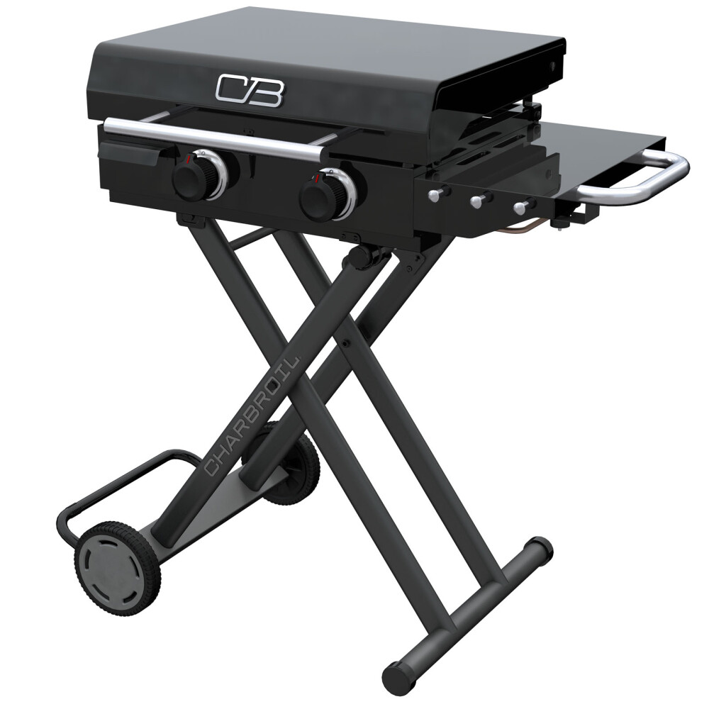 BARBACOA PLANCHA ACERO-INOXIDABLE CHARBROIL PLEGABLE