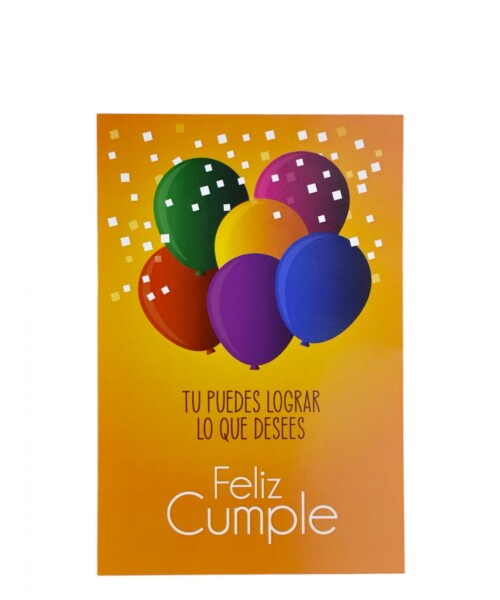 Tarjeta cumpleaños 10x15 DISEÑO 4