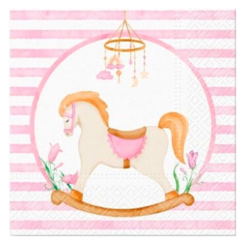 Servilleta Pastel Dream Pink x20 Servilleta Pastel Dream Pink x20