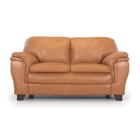 Sillon 100% Cuero 2 Cuerpos Monza Camel