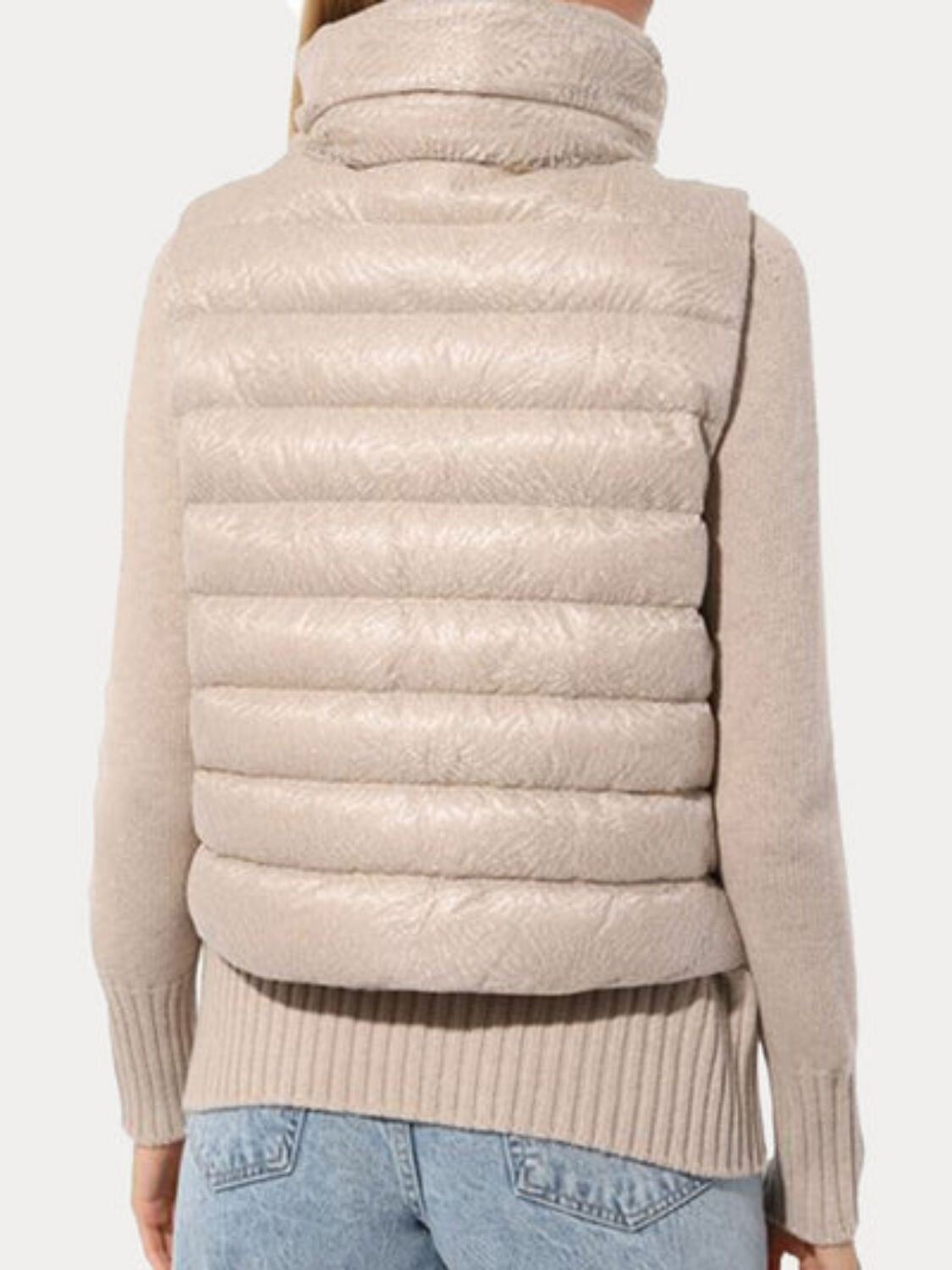 Chaleco cuello alto deals