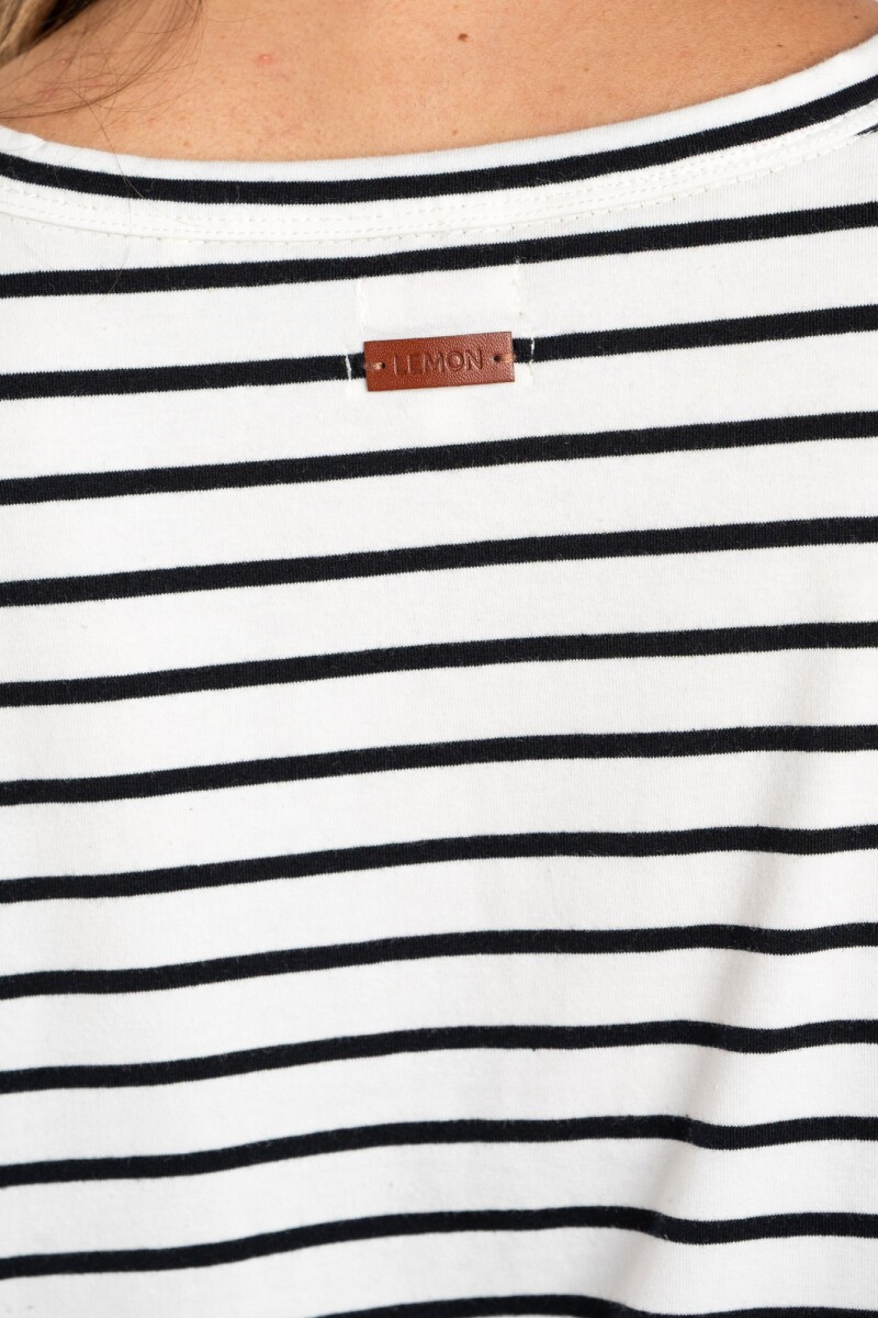 Remera Algodón A Rayas Nacar