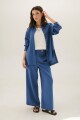 SOBRECAMISA LINO LAIA AZUL