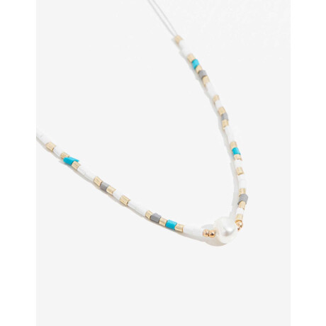 Collar Con Beads Combinacion Multicolor