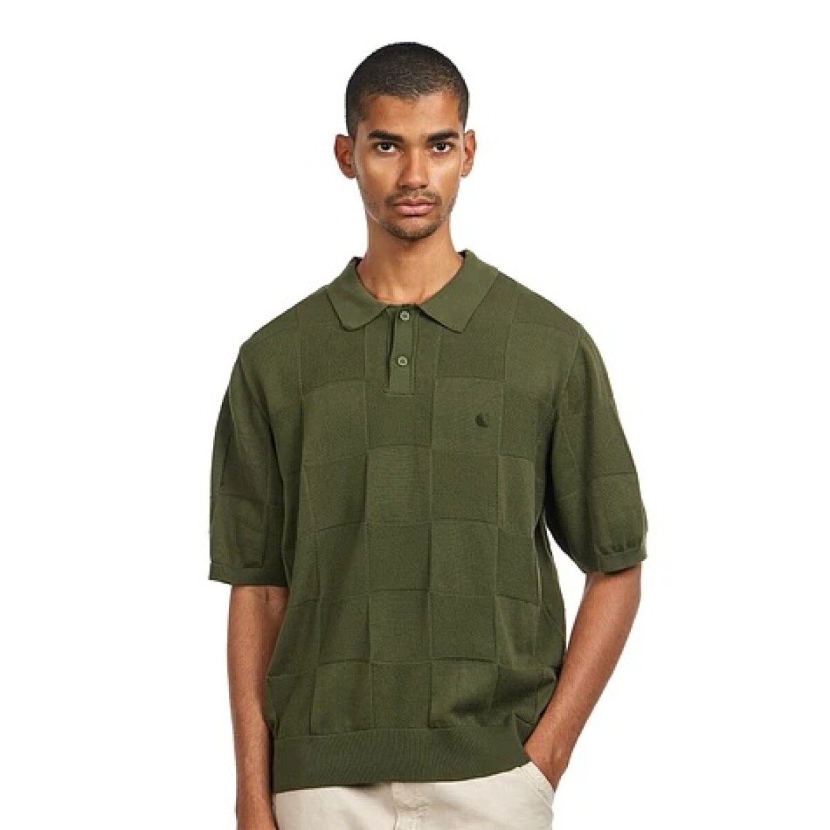 S/S Checker Polo 