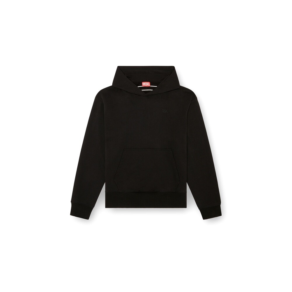 Polerones Urbano Para Hombre S-Macs-Hood-Megoval-D Sweat-Shirt Negro