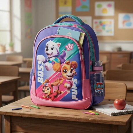 Mochila Nickelodeon Escolar 40x30x12 Cm Paw Patrol Para Niñas Uso Escolar Diario Mochila Nickelodeon Escolar 40x30x12 Cm Paw Patrol Para Niñas Uso Escolar Diario
