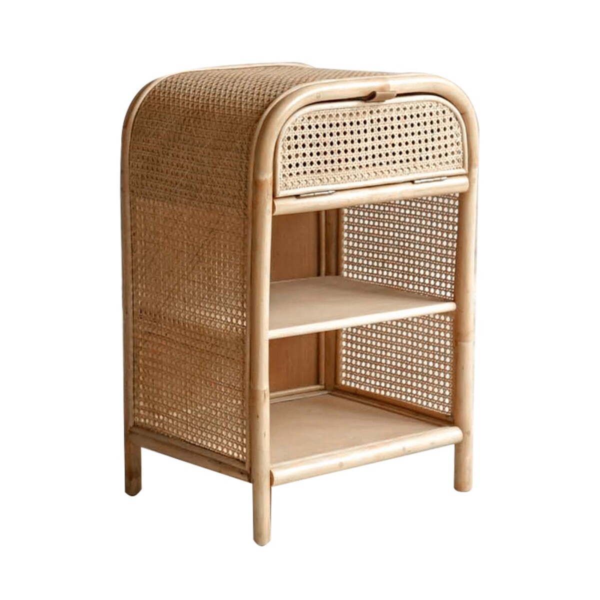 MESA DE LUZ - RATTAN-Y-MADERA NATURAL-BEIGE CALGARY 