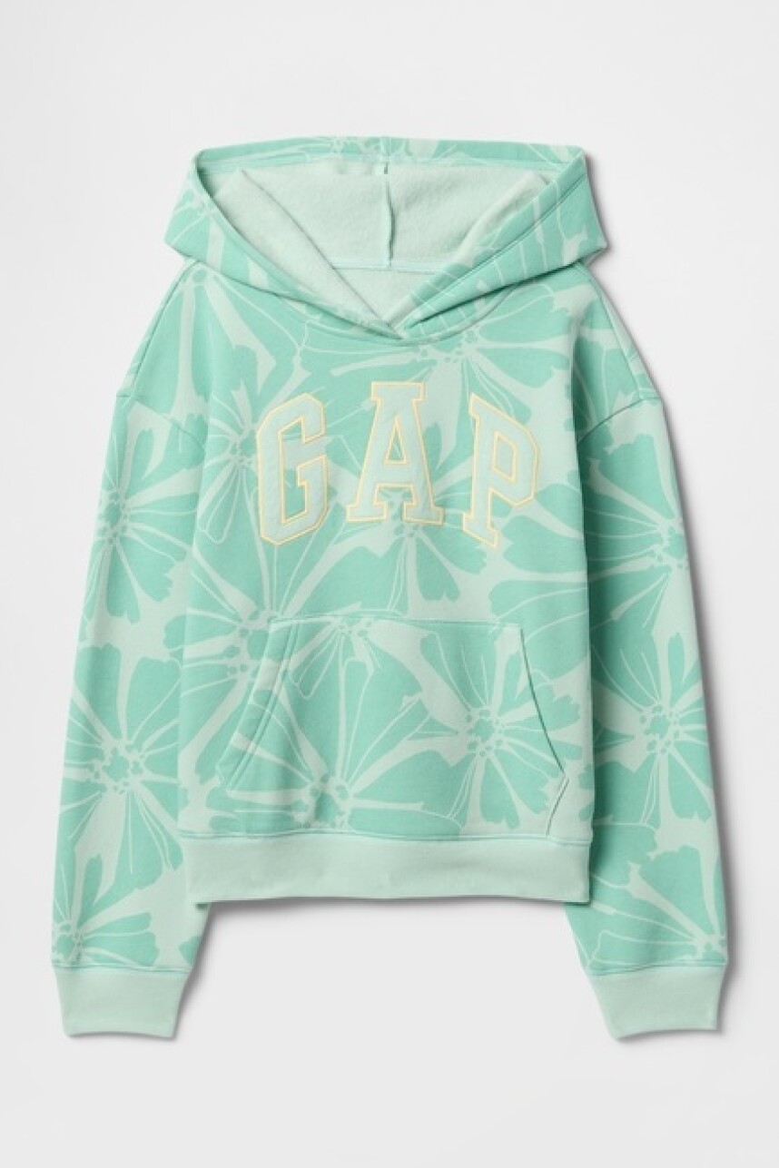 Canguro Logo Gap Niña Aqua Floral