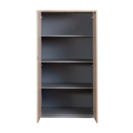 ARMARIO ALTO MADERA GRIS WORK 2 PUERTAS