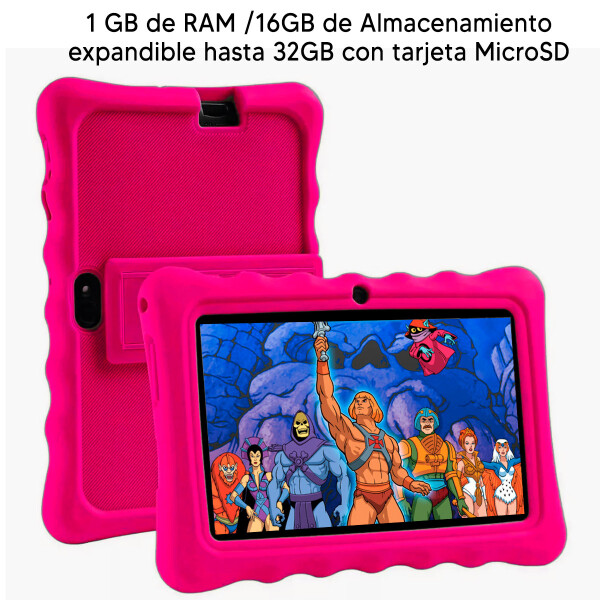 Tablet Intouch 7'' Kid's Story Q22 ROSADA
