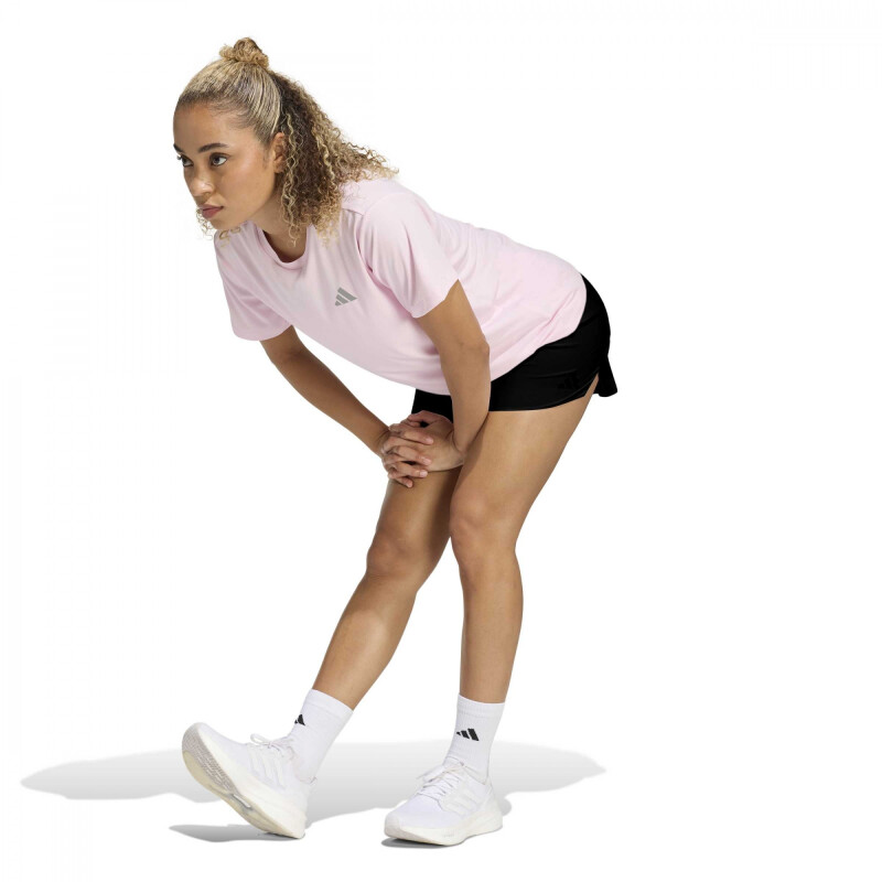 Remera Adidas Run Ess Tee W Mujer KA0229 Rosado