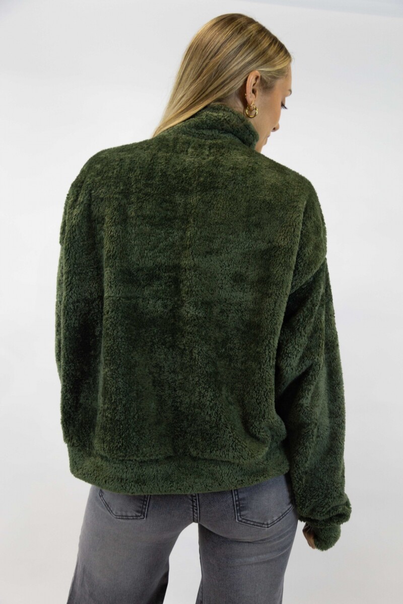 Buzo peluche Verde