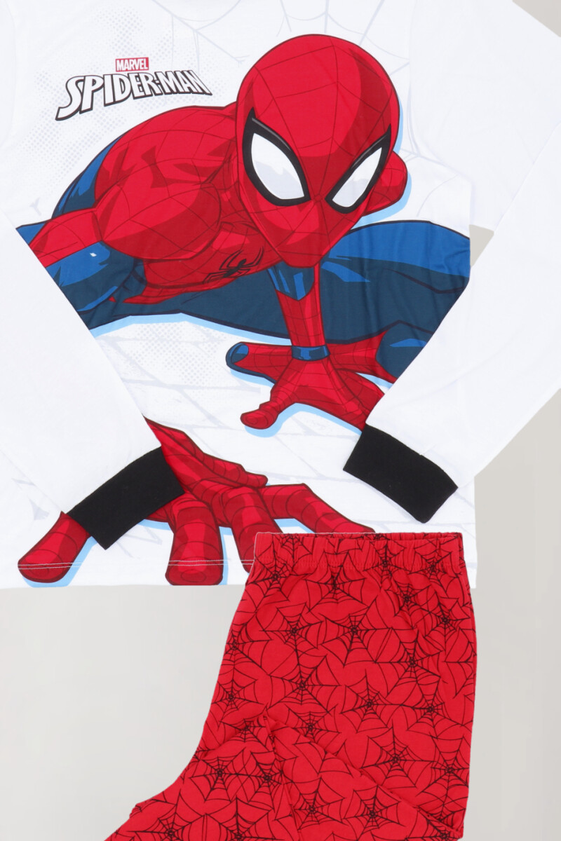 Pijama de niño spiderman Rojo