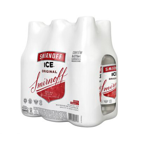 Pack X 6 Botellas Vodka Smirnoff Ice 275ML 001
