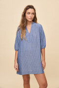 VESTIDO TALA STRIPED Azul Marino